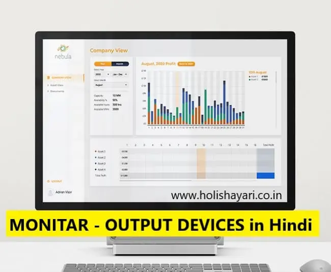 Output Devices | कंप्यूटर आउटपुट डिवाइस